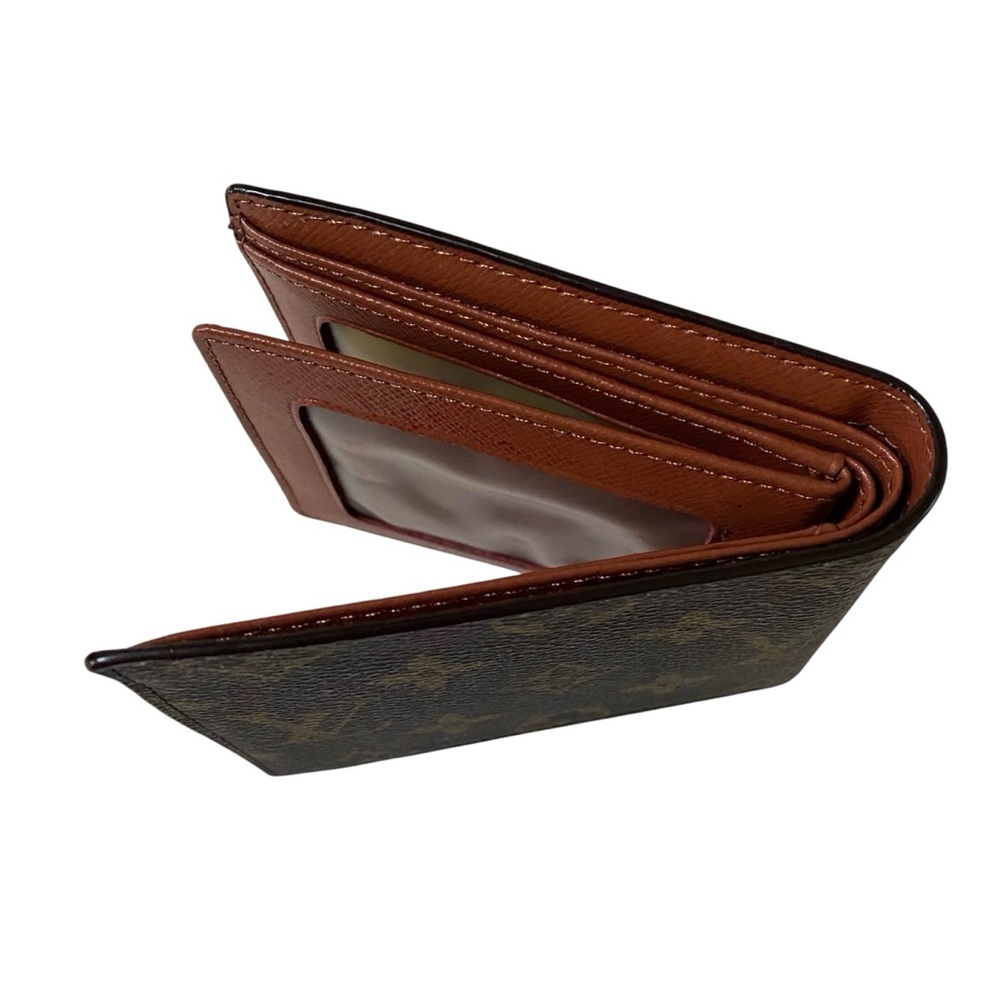 LOUIS VUITTON MEN’S RARE VINTAGE MONOGRAM WALLET NWOT - Picture 9 of 16